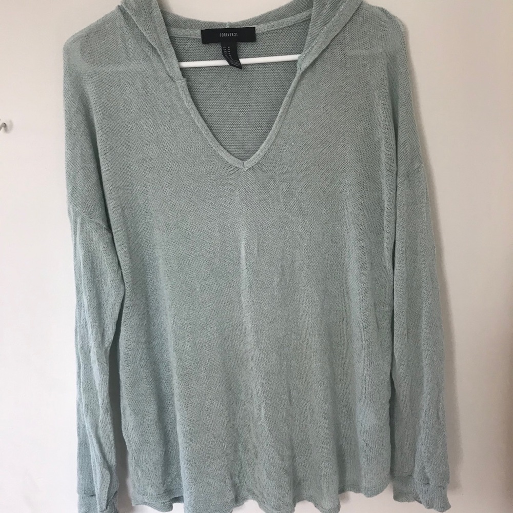 Light green hoodie